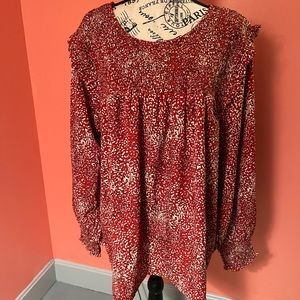 XL Kori Whatever You Need Burgundy Top new with tags